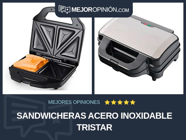 Sandwicheras Acero inoxidable Tristar