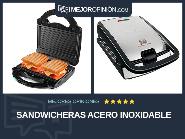 Sandwicheras Acero inoxidable