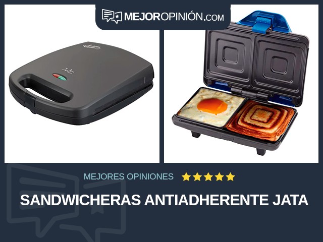 Sandwicheras Antiadherente Jata