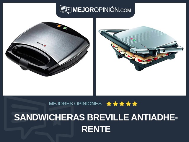 Sandwicheras Breville Antiadherente