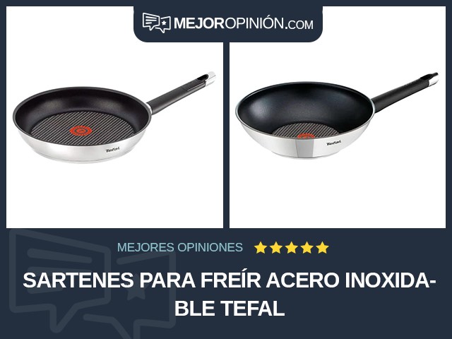 Sartenes para freír Acero inoxidable Tefal