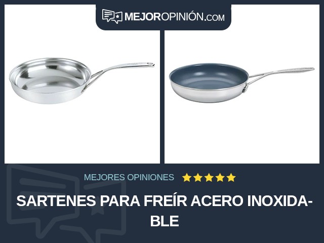 Sartenes para freír Acero inoxidable