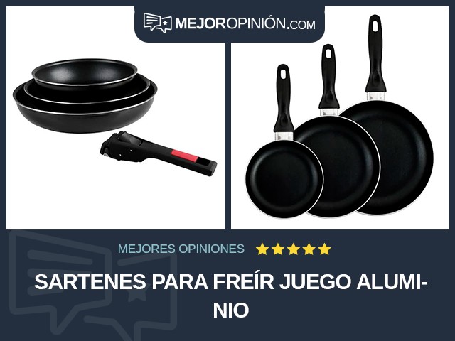 Sartenes para freír Juego Aluminio