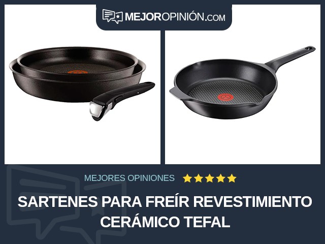 Sartenes para freír Revestimiento cerámico Tefal