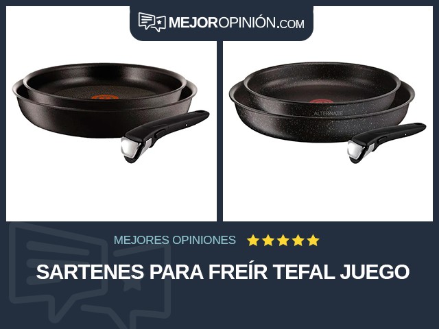 Sartenes para freír Tefal Juego