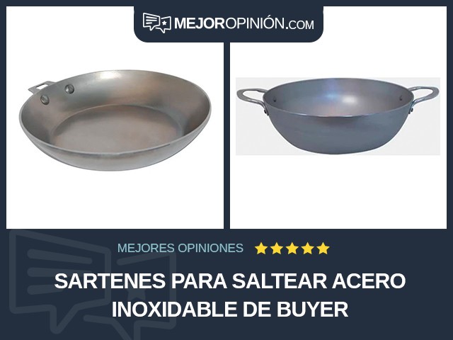 Sartenes para saltear Acero inoxidable de Buyer