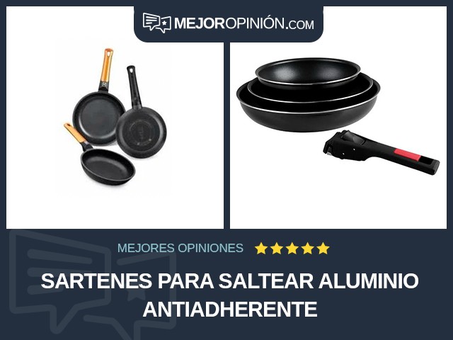 Sartenes para saltear Aluminio Antiadherente