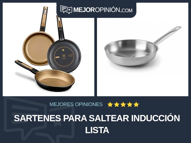 Sartenes para saltear Inducción lista