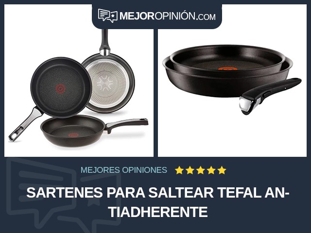 Sartenes para saltear Tefal Antiadherente