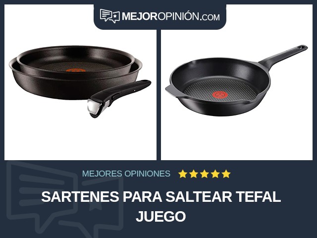 Sartenes para saltear Tefal Juego