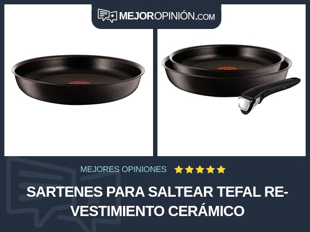 Sartenes para saltear Tefal Revestimiento cerámico