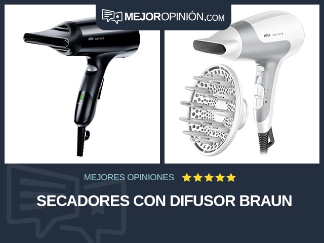 Secadores Con difusor Braun