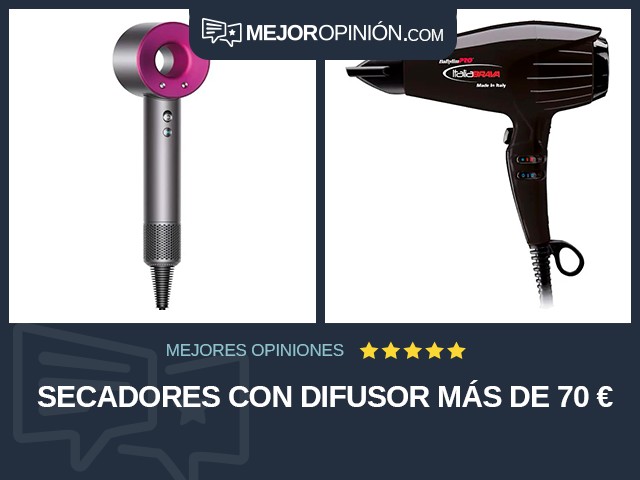 Secadores Con difusor Más de 70 €