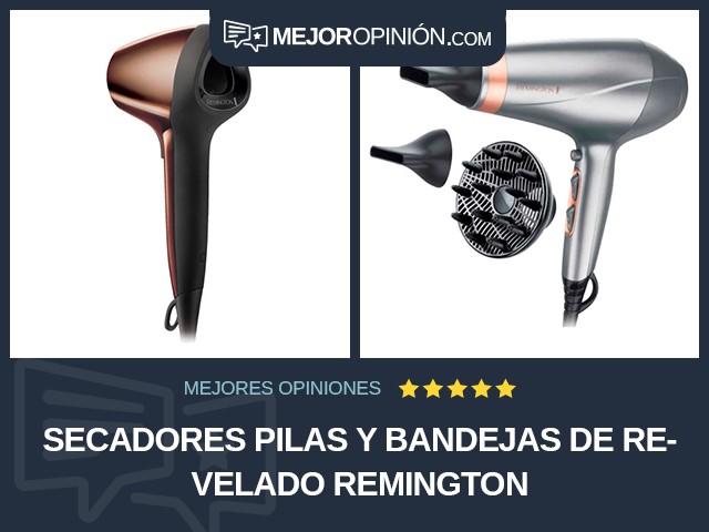 Secadores pilas y bandejas de revelado Remington