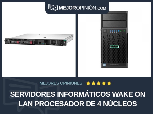 Servidores informáticos Wake On LAN Procesador de 4 núcleos