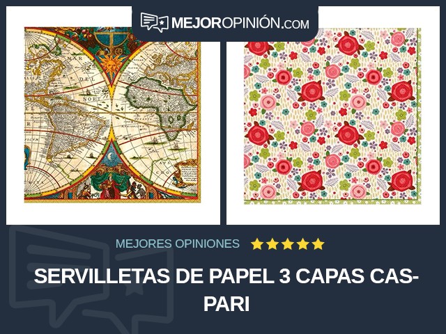 Servilletas de papel 3 capas Caspari