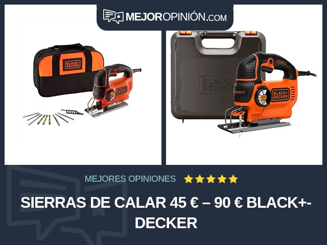 Sierras de calar 45 € – 90 € BLACK+DECKER