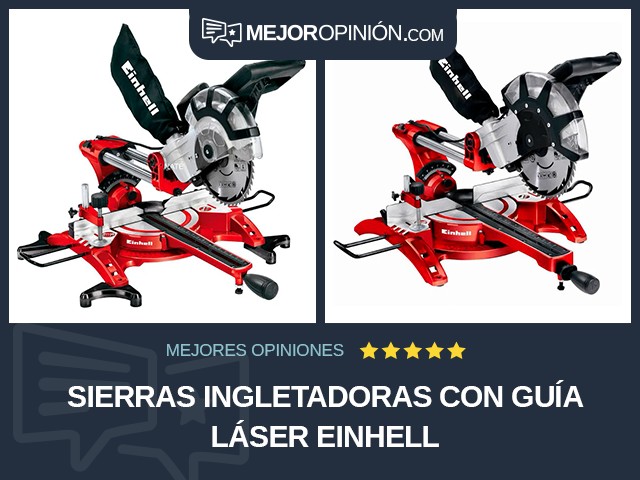 Sierras ingletadoras Con guía láser Einhell