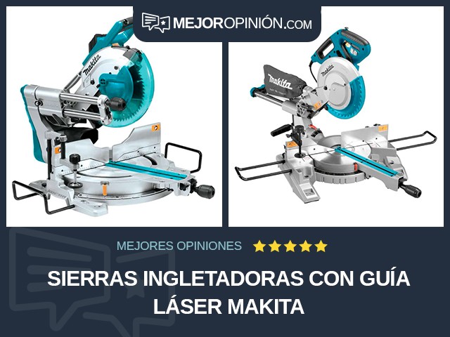 Sierras ingletadoras Con guía láser Makita