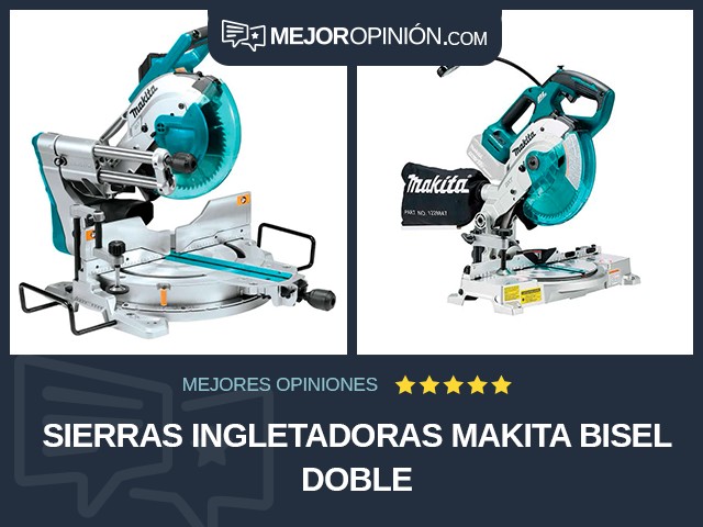 Sierras ingletadoras Makita Bisel doble