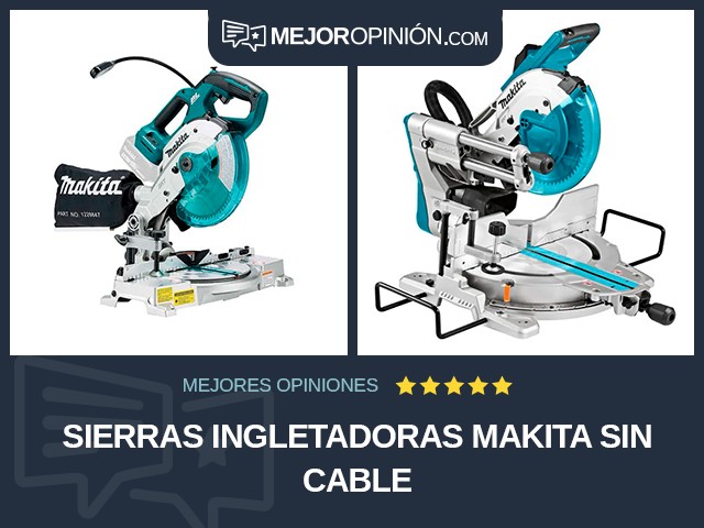 Sierras ingletadoras Makita Sin cable