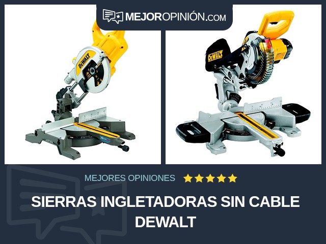 Sierras ingletadoras Sin cable DEWALT