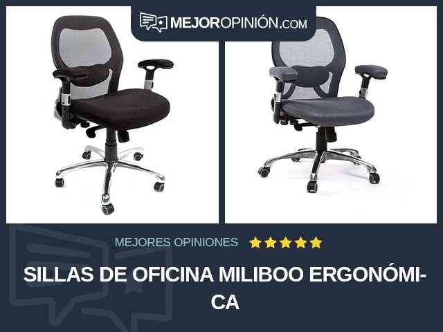 Sillas de oficina Miliboo Ergonómica