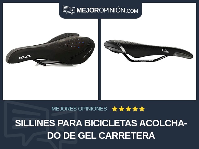 Sillines para bicicletas Acolchado de gel Carretera