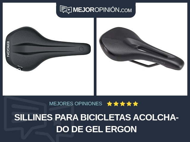 Sillines para bicicletas Acolchado de gel Ergon