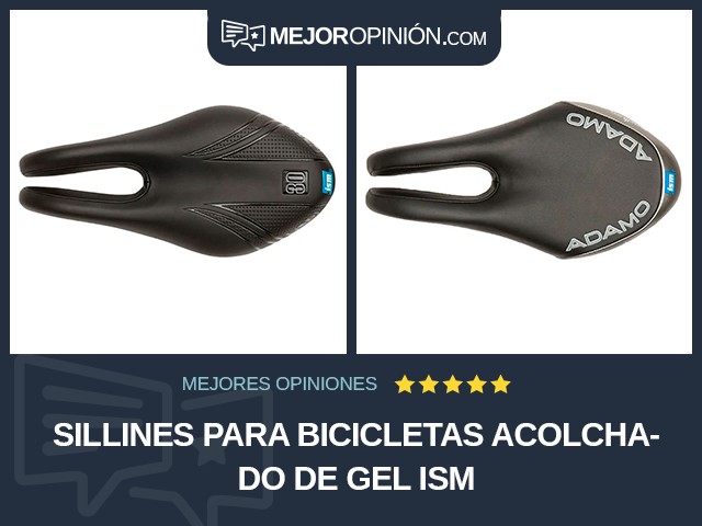 Sillines para bicicletas Acolchado de gel Ism