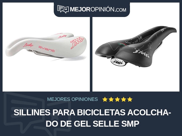 Sillines para bicicletas Acolchado de gel Selle SMP