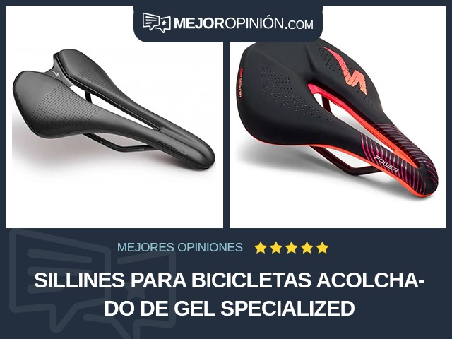 Sillines para bicicletas Acolchado de gel Specialized