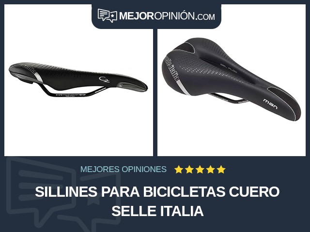 Sillines para bicicletas Cuero Selle Italia