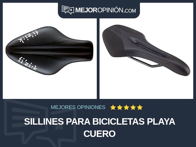 Sillines para bicicletas Playa Cuero