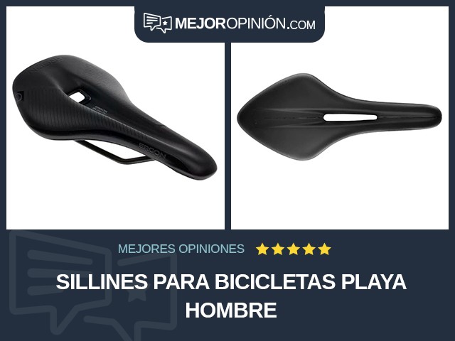 Sillines para bicicletas Playa Hombre