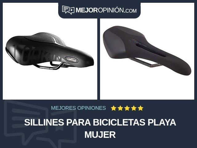 Sillines para bicicletas Playa Mujer