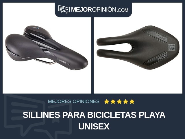 Sillines para bicicletas Playa Unisex