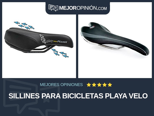 Sillines para bicicletas Playa Velo