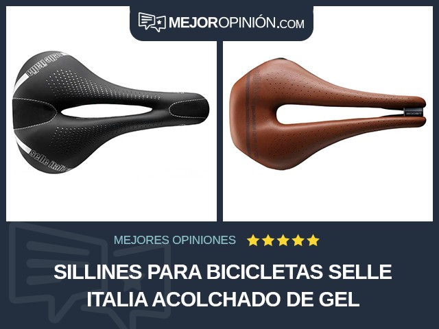 Sillines para bicicletas Selle Italia Acolchado de gel