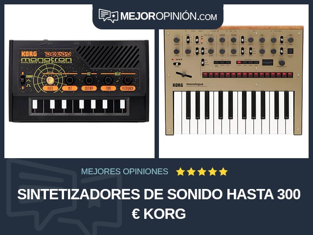 Sintetizadores de sonido Hasta 300 € KORG