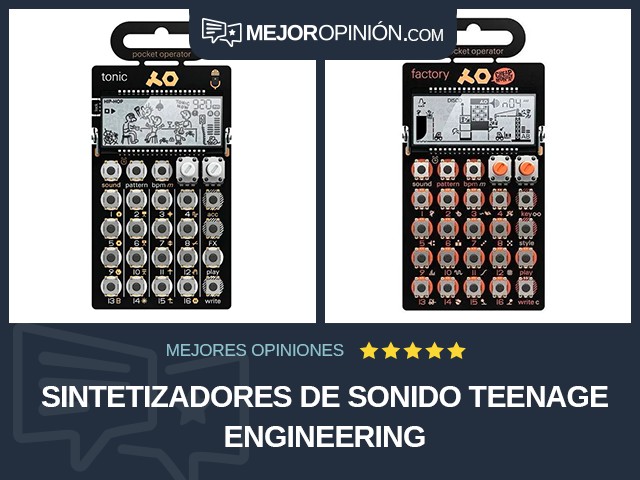 Sintetizadores de sonido Teenage Engineering