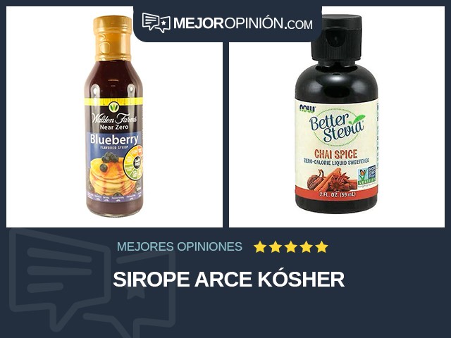 Sirope Arce Kósher