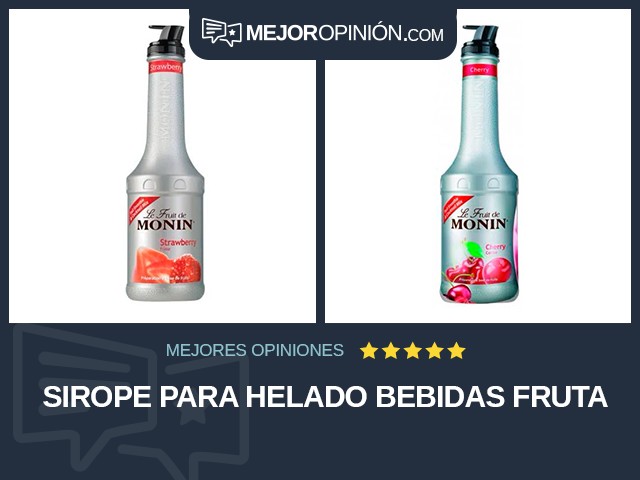 Sirope para helado Bebidas Fruta