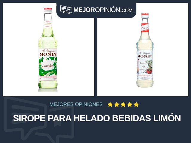 Sirope para helado Bebidas Limón