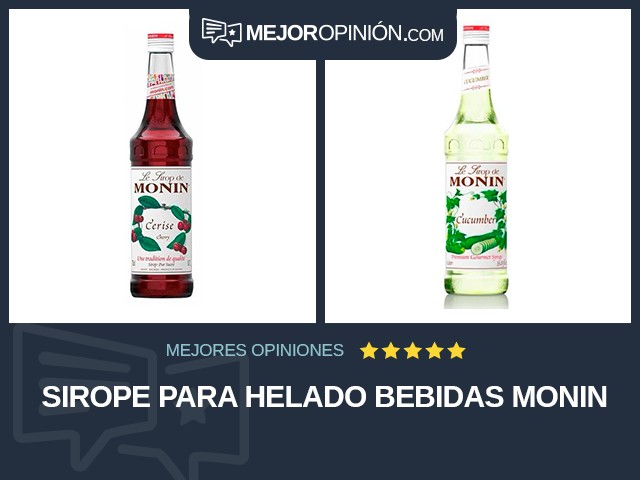 Sirope para helado Bebidas MONIN