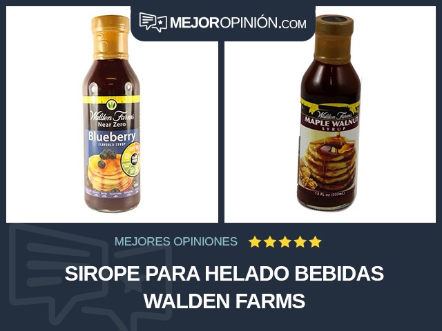 Sirope para helado Bebidas Walden Farms