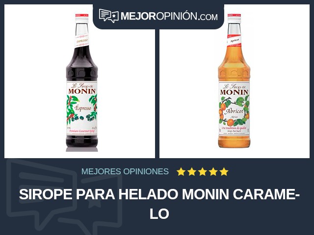 Sirope para helado MONIN Caramelo