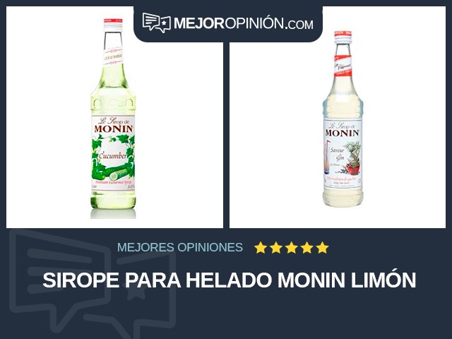 Sirope para helado MONIN Limón