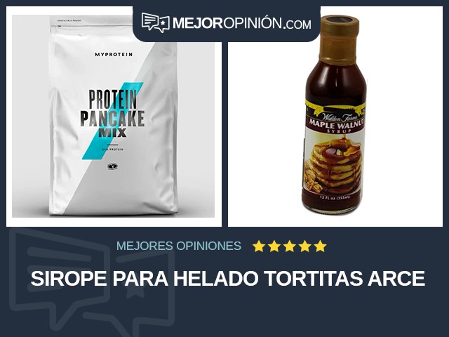 Sirope para helado Tortitas Arce