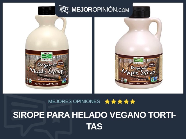 Sirope para helado Vegano Tortitas